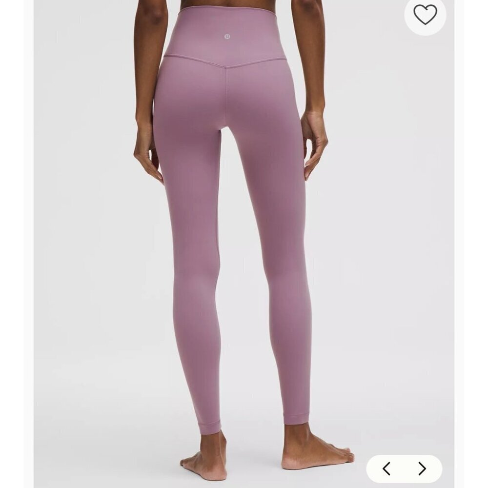 Lululemon Align™ High-Rise 25” Women’s Leggings Size 2 , Pink/Lavender B185